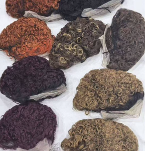Perruques Courtes Bouclées